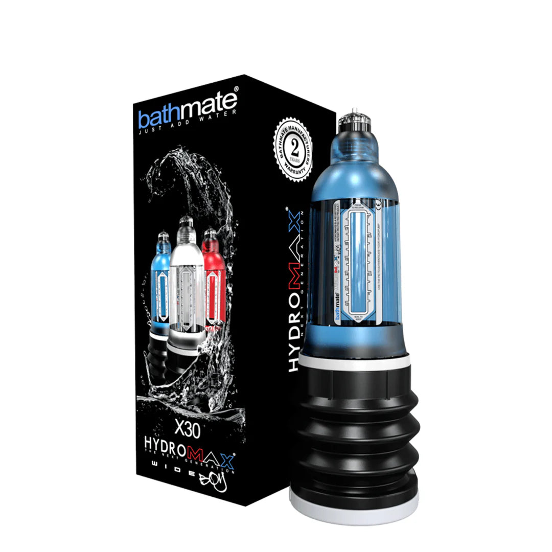 bathmate hydromax x30 wide boy pump and retail box