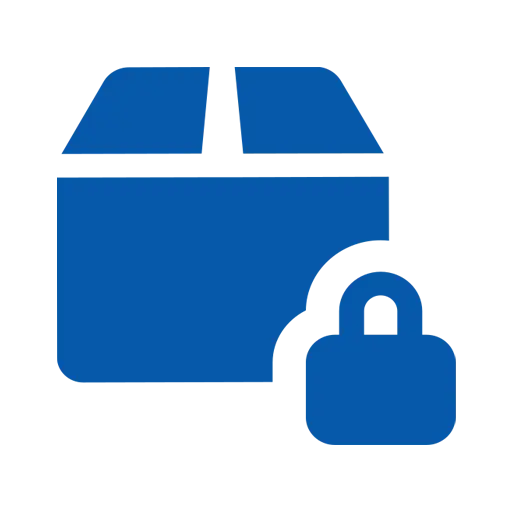 Icône de livraison discrète